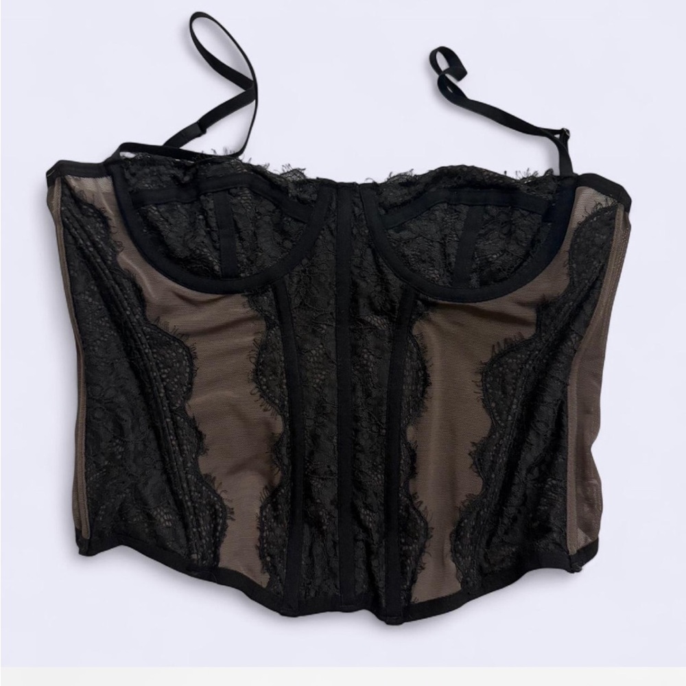 black corset top